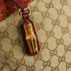 Gucci GG Canvas Laidback Crafty Tote Orange/Beige