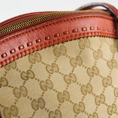 Gucci GG Canvas Laidback Crafty Tote Orange/Beige