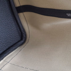 Hermes Garden Party 30 Noir/Beton Canvas B stamp