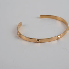 Hermes Mini Clous Rose Gold Bracelet