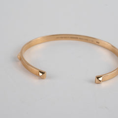 Hermes Mini Clous Rose Gold Bracelet