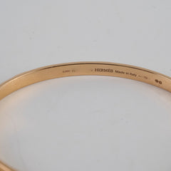 Hermes Mini Clous Rose Gold Bracelet