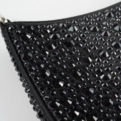 Prada Cleo Satin Bag With Crystals