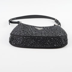 Prada Cleo Satin Bag With Crystals