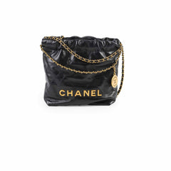 Chanel mini 22 Black (microchip)