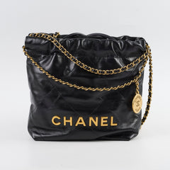 Chanel mini 22 Black (microchip)