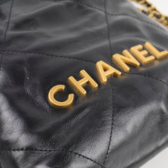 Chanel mini 22 Black (microchip)