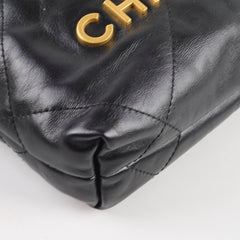 Chanel mini 22 Black (microchip)