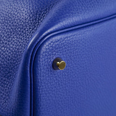 Hermes Picotin 22 Clemence Blue Electric A Stamp