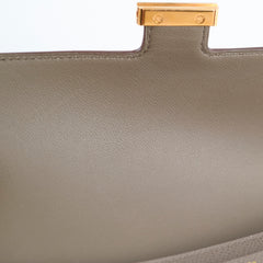Hermes Constance Wallet Epsom Gris Etain