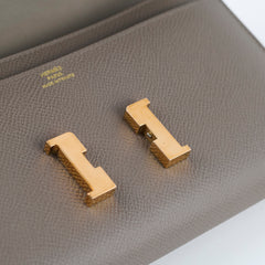 Hermes Constance Wallet Epsom Gris Etain