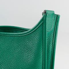Hermes Evelyne 29 Vert Vertigo Clemence C Stamp