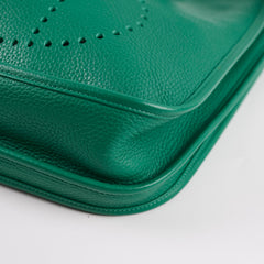 Hermes Evelyne 29 Vert Vertigo Clemence C Stamp