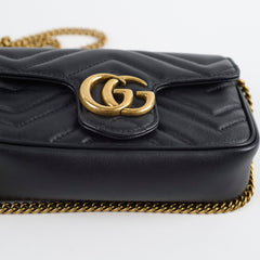 Gucci Supermini Black Marmont