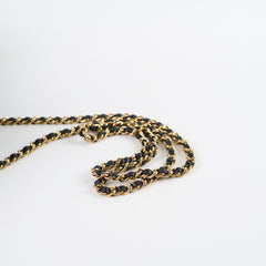 Chanel CC Logo Wallet On Chain WOC Black