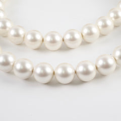 Chanel Micro Pearl Card Clutch with Chain Black Series 31