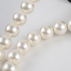 Chanel Micro Pearl Card Clutch with Chain Black Series 31