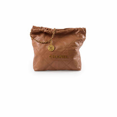 Chanel 22 Bag Caramel Small