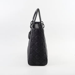 Dior Lady Dior Large Matte Black