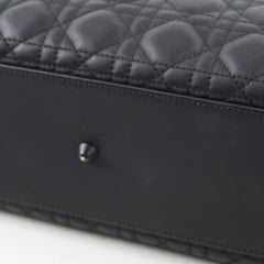 Dior Lady Dior Large Matte Black