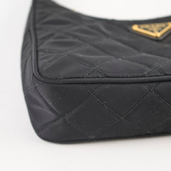 Deal of The Week - Prada Nylon Quilted Shoulder Bag Black