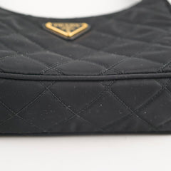Deal of The Week - Prada Nylon Quilted Shoulder Bag Black