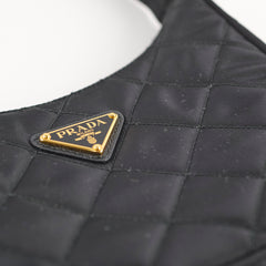 Deal of The Week - Prada Nylon Quilted Shoulder Bag Black