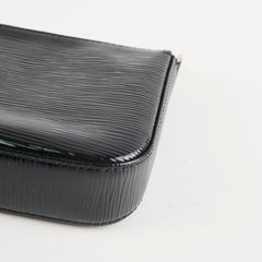 Louis Vuitton Pochette Accessories Black Patent Epi