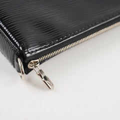 Louis Vuitton Pochette Accessories Black Patent Epi