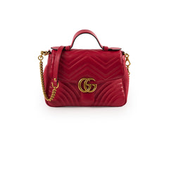 Gucci Marmont Top Handle Red