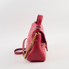 Gucci Marmont Top Handle Red
