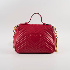 Gucci Marmont Top Handle Red