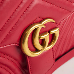Gucci Marmont Top Handle Red