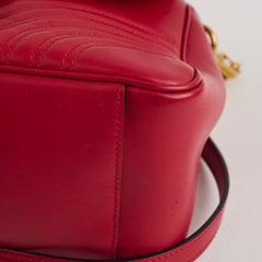 Gucci Marmont Top Handle Red
