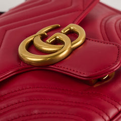 Gucci Marmont Top Handle Red