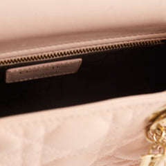 Christian Dior Lady Dior Small ABC Lambskin Light Pink