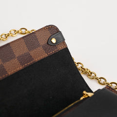 Louis Vuitton Vavin Wallet on Chain Damier Ebene