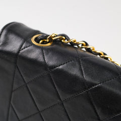 Chanel Medium Diana Bag Black Lambskin