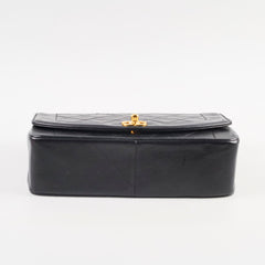 Chanel Medium Diana Bag Black Lambskin