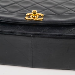 Chanel Medium Diana Bag Black Lambskin