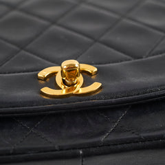 Chanel Medium Diana Bag Black Lambskin