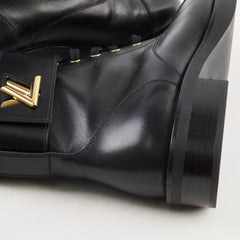 Louis Vuitton Women's Twist Boots Black Size 40
