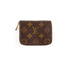 Louis Vuitton Zippy Coin Card Purse Wallet Monogram