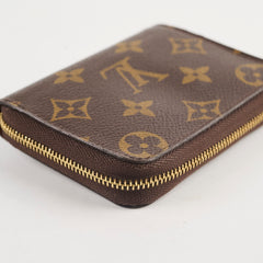 Louis Vuitton Zippy Coin Card Purse Wallet Monogram