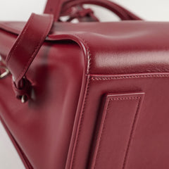 Saint Laurent Leather Tote Bag Red