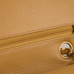 Chanel Classic Flap Medium/large Dark Beige 24k gold