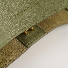 Celine Sangle Bucket Bag Green