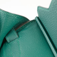 Hermes Birkin 30 Malachite Togo A Stamp