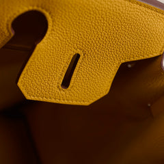 Hermes Birkin 30 Jaune Ambre Togo Y Stamp