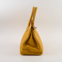 Hermes Birkin 30 Jaune Ambre Togo Y Stamp